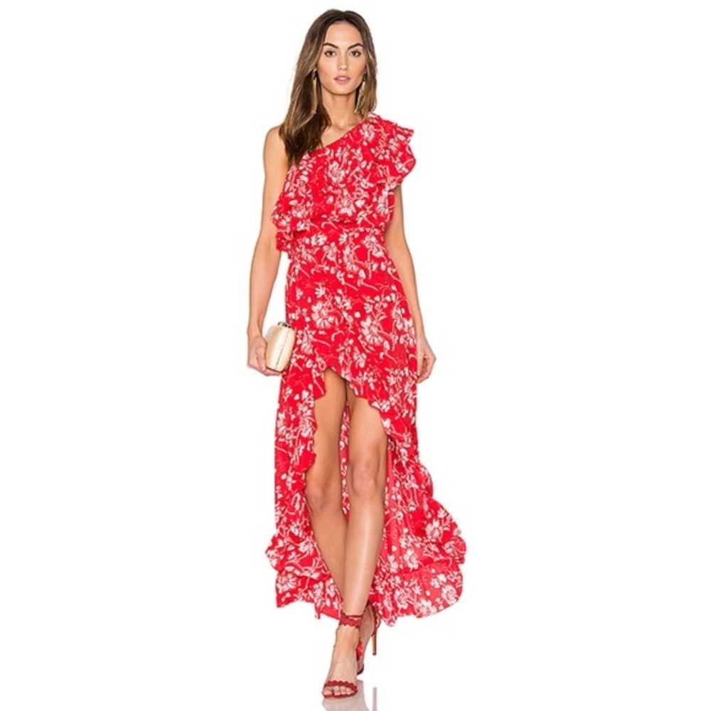 Anthropologie - Livia Ruffled One Shoulder Dress